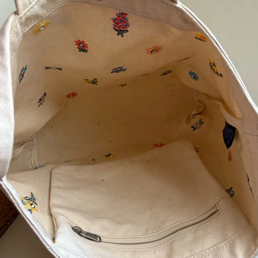 Baggu Ditsy Floral Zip Horizontal Duck Bag - Picture 8 of 9